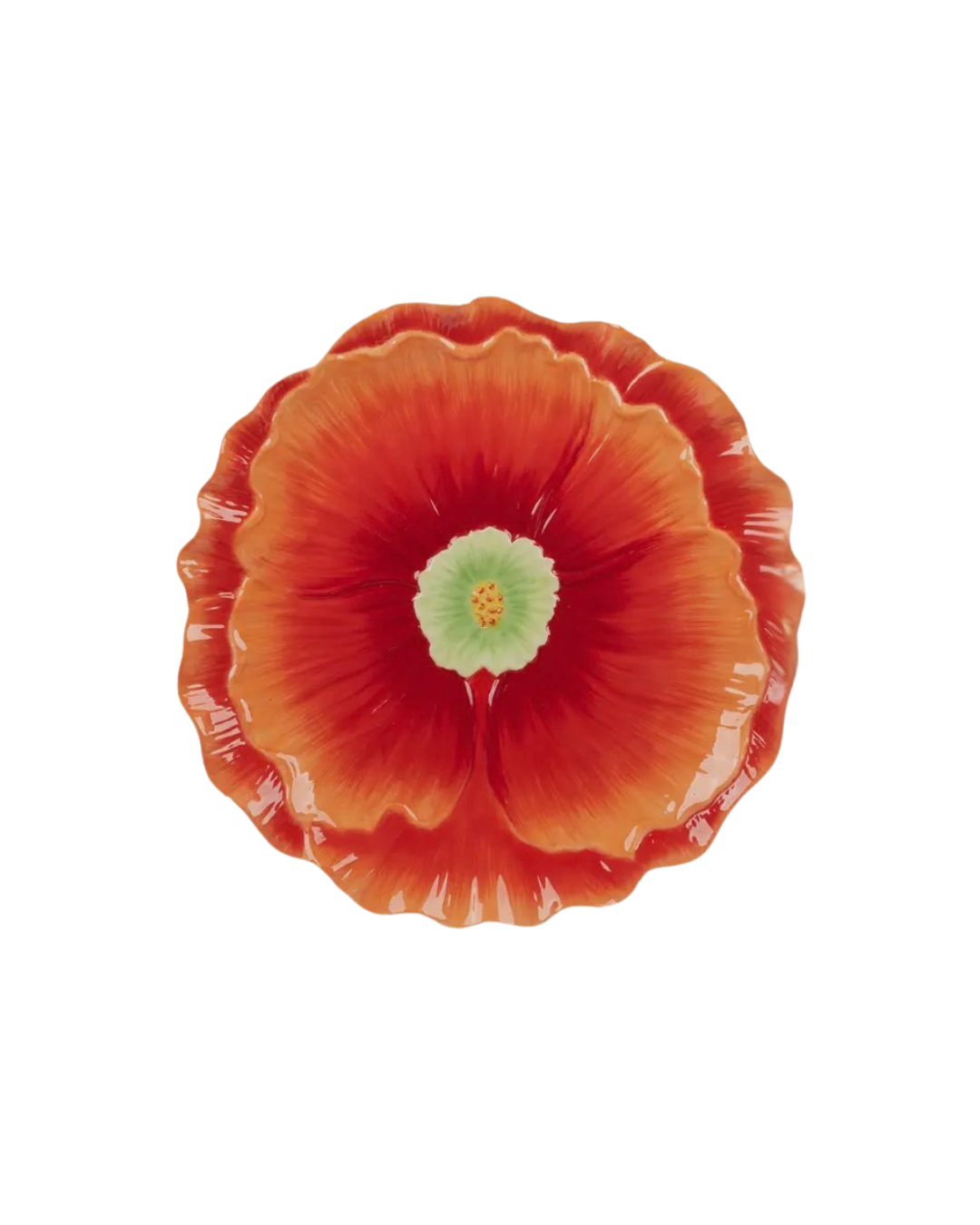 The Poppy Bloom Dessert Plate