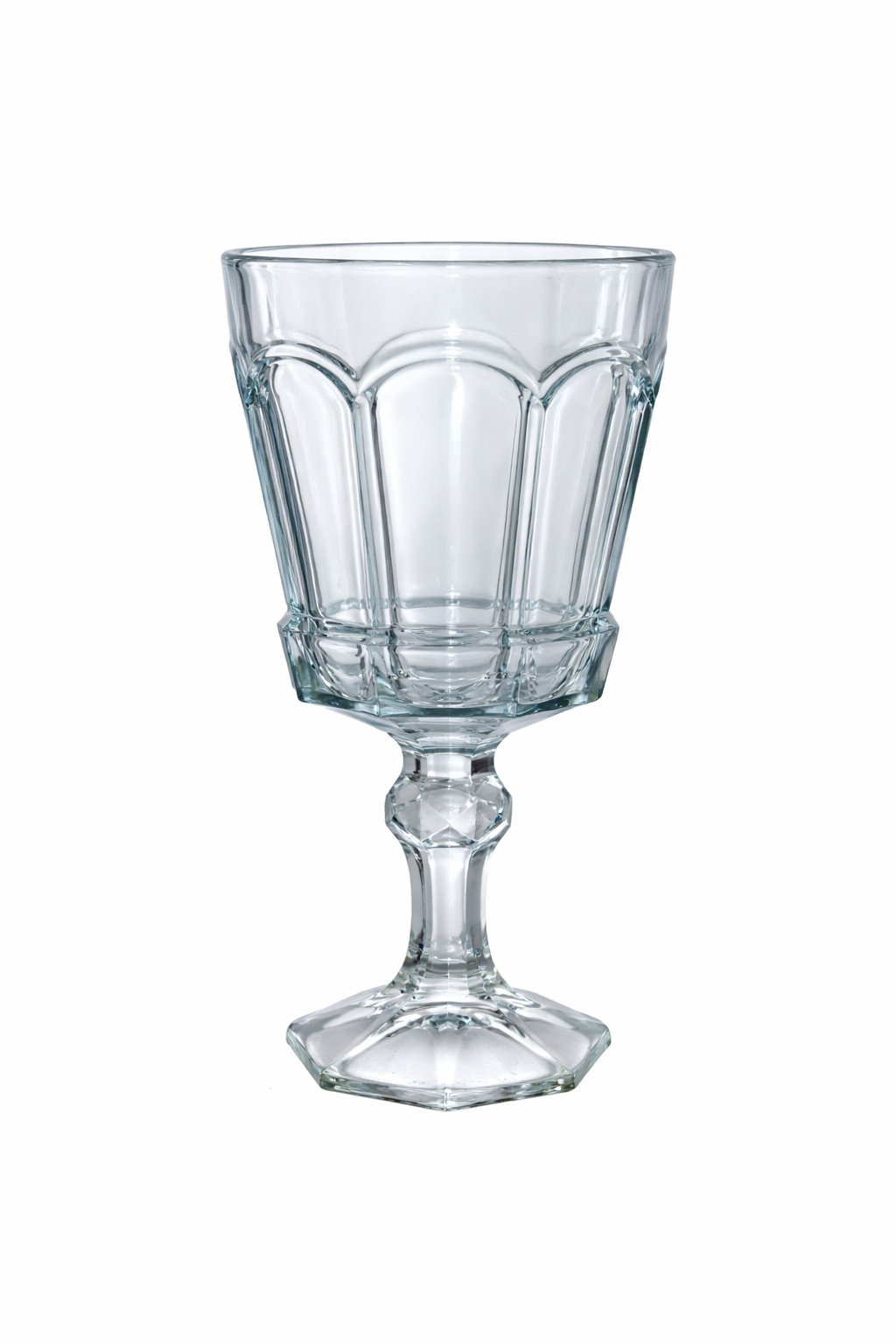 Vintage Blue Pedestal Goblet