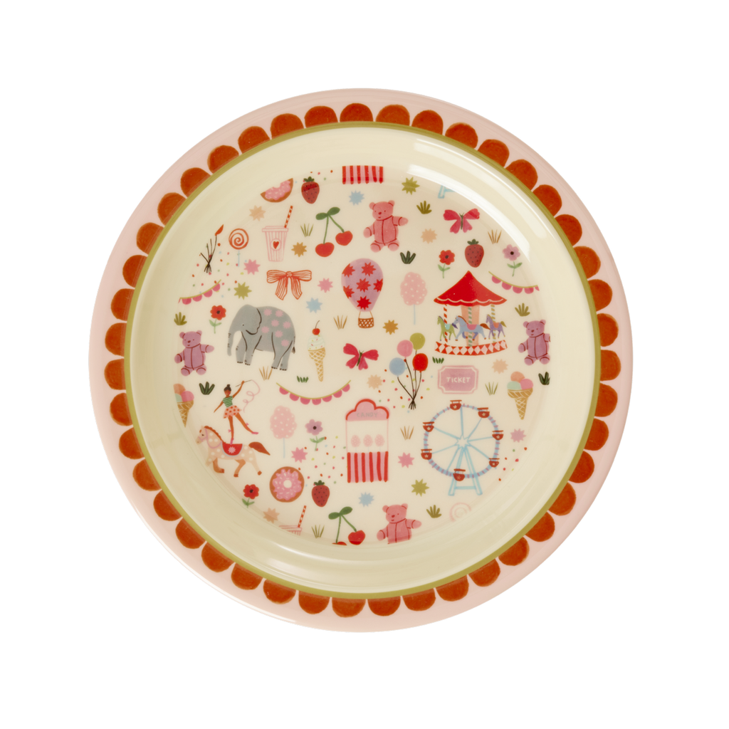 The Fun Fair Pink Play Plate