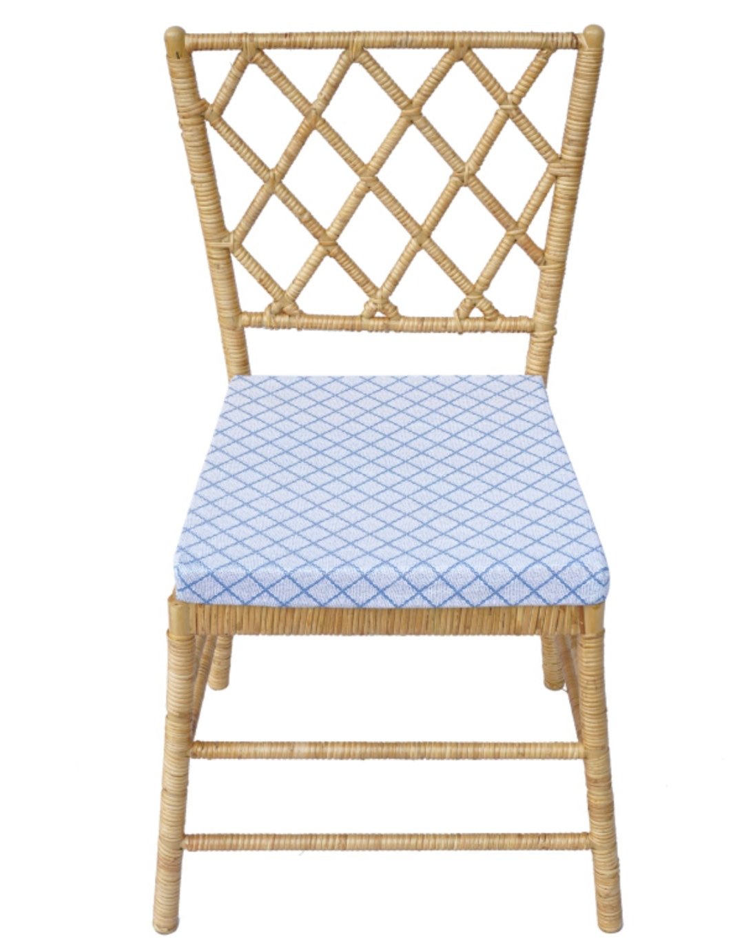 The Diamond Back Wicker Dining Chair – Set of Four