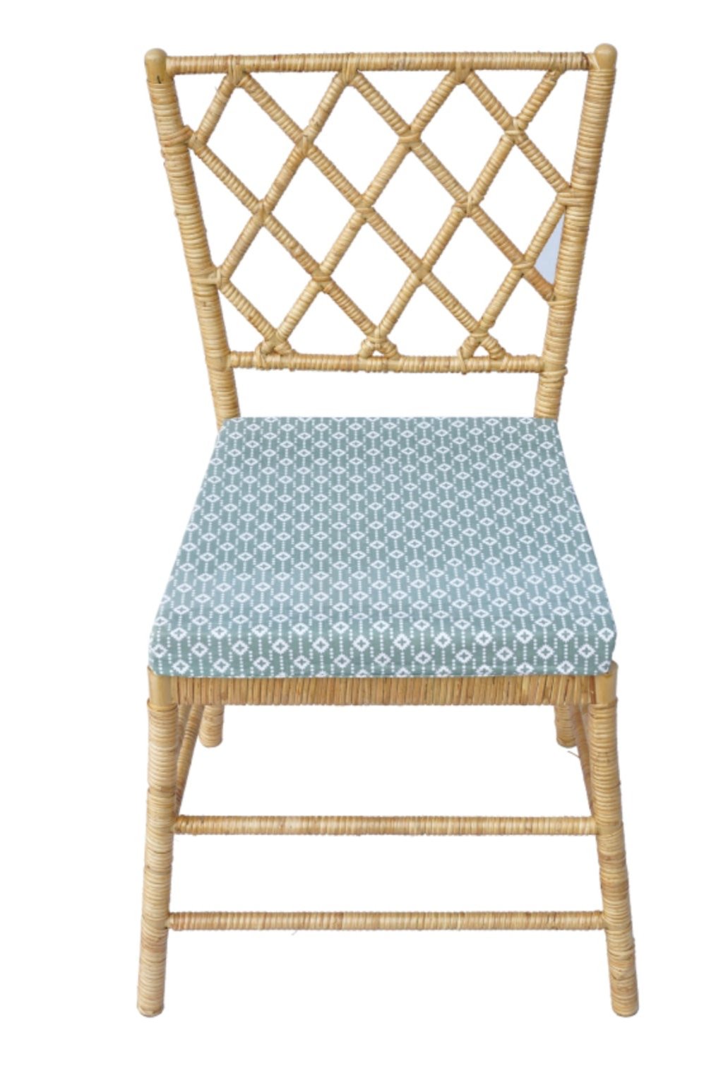 The Diamond Back Wicker Dining Chair – Set of Four
