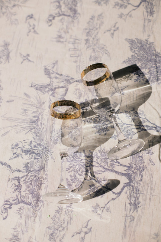 The Gilded Heirloom Wine Goblet