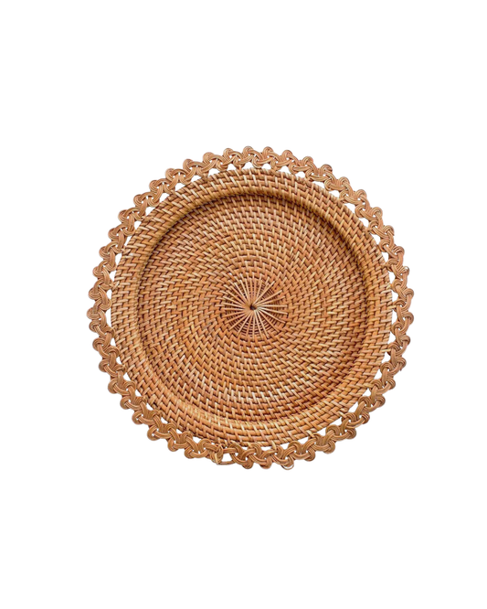 Woven Rattan Charger Plate