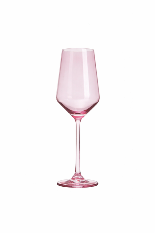 Blush Stemmed Wine Glass
