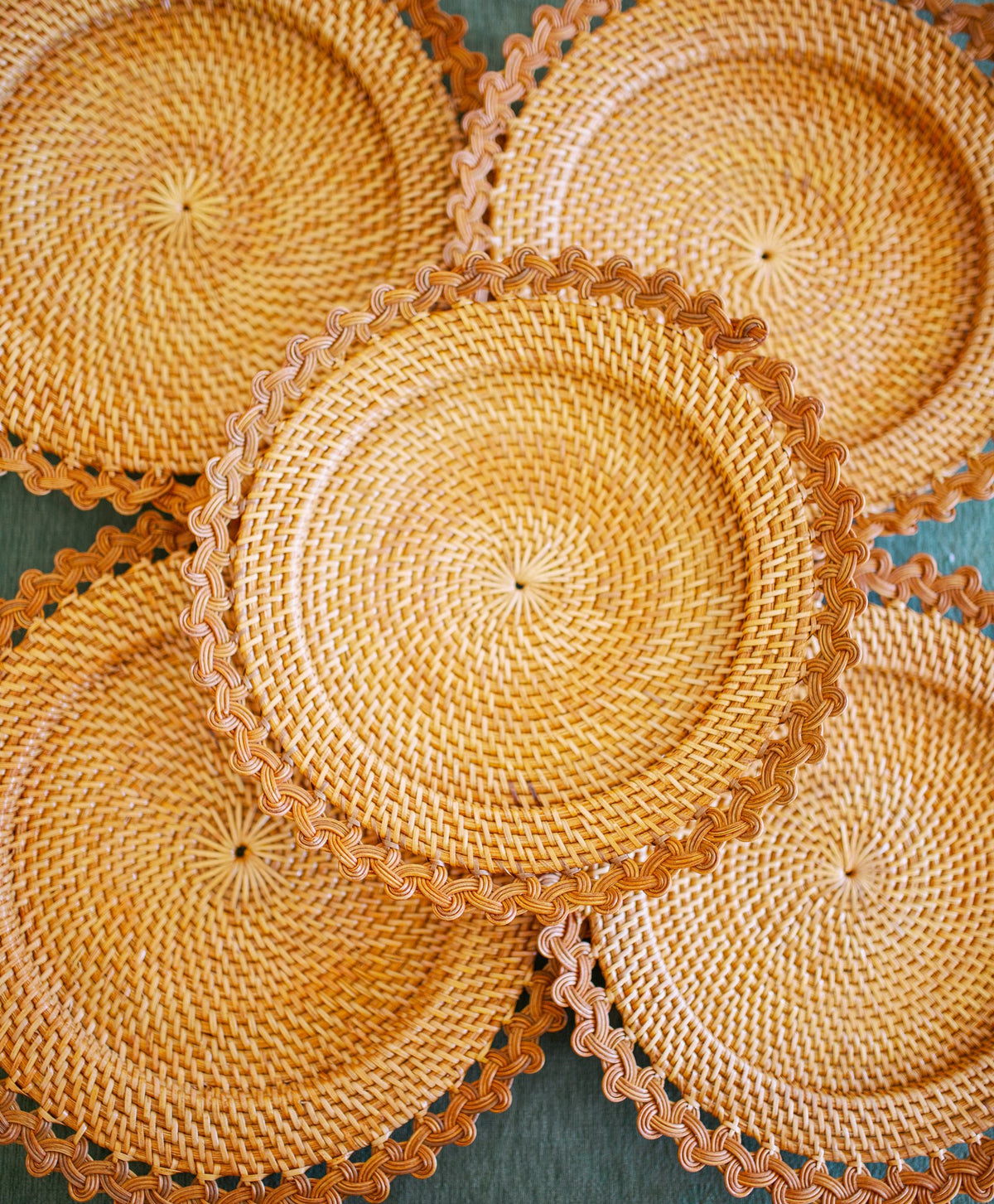 Woven Rattan Charger Plate