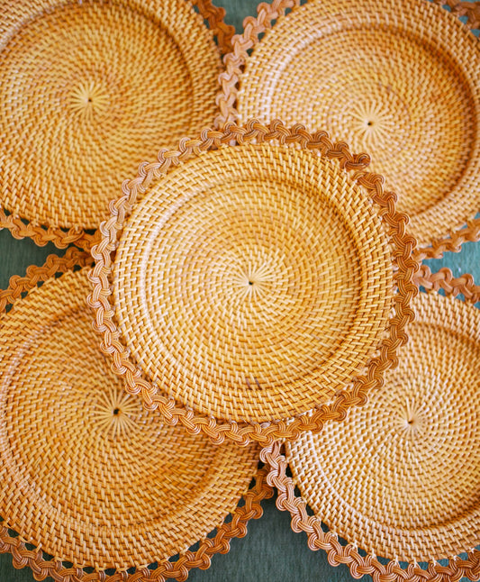 Woven Rattan Charger Plate
