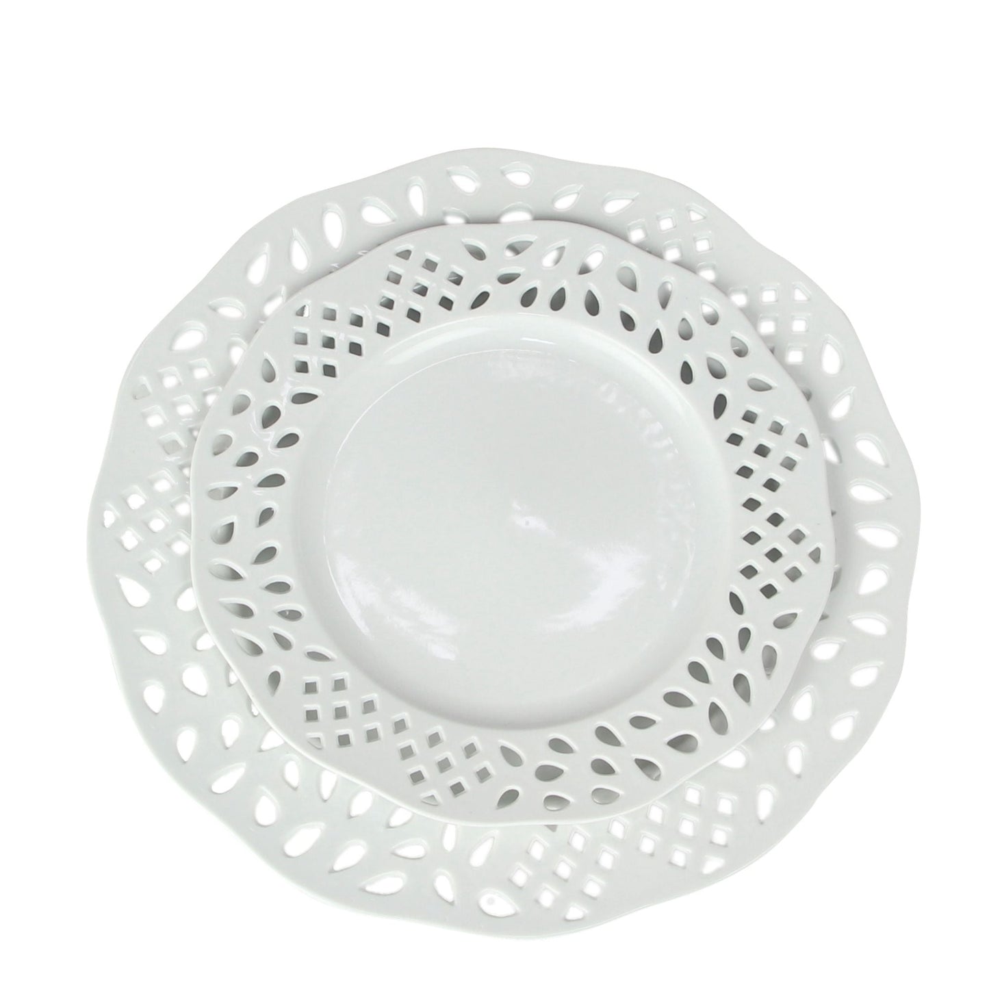 The White Pierced Dinnerware Collection