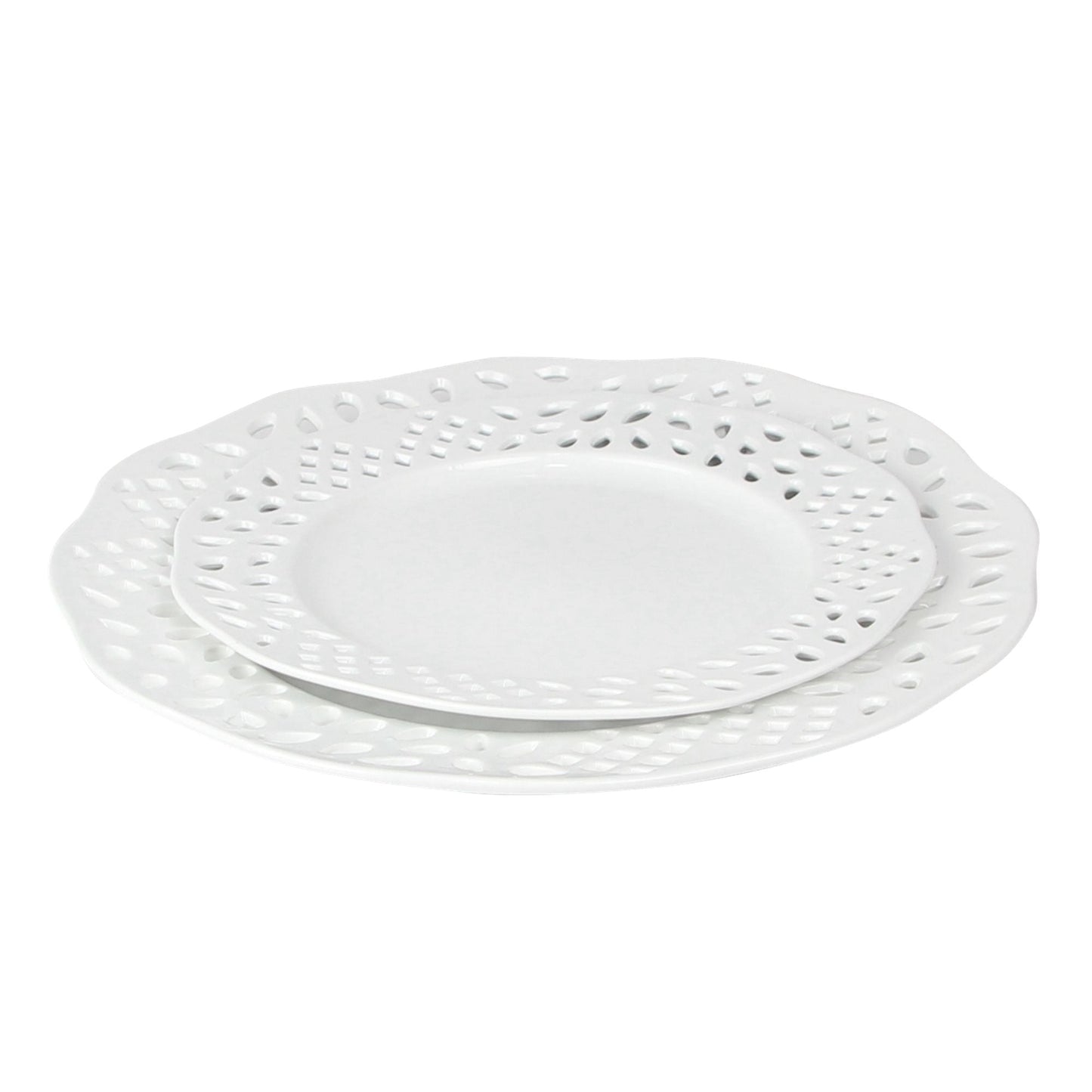 The White Pierced Dinnerware Collection