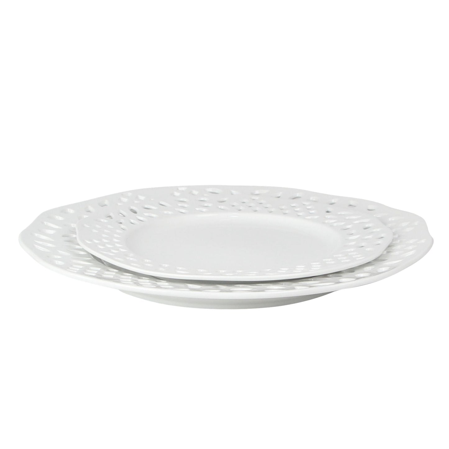 The White Pierced Dinnerware Collection